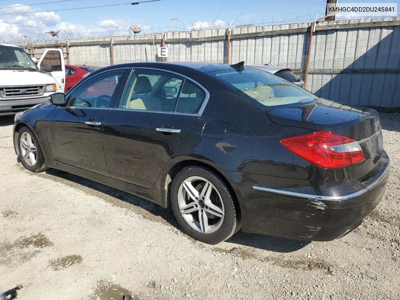 2013 Hyundai Genesis 3.8L VIN: KMHGC4DD2DU245841 Lot: 78693384