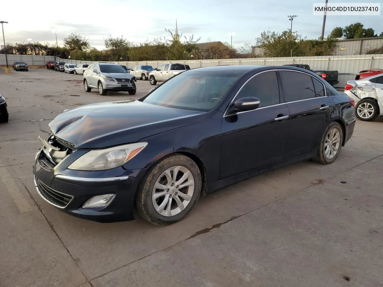 2013 Hyundai Genesis 3.8L VIN: KMHGC4DD1DU237410 Lot: 80020944