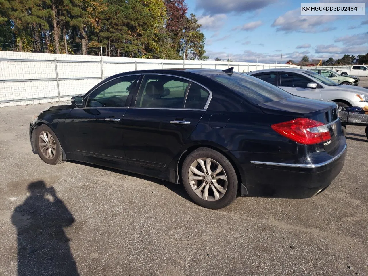 2013 Hyundai Genesis 3.8L VIN: KMHGC4DD3DU248411 Lot: 81220924