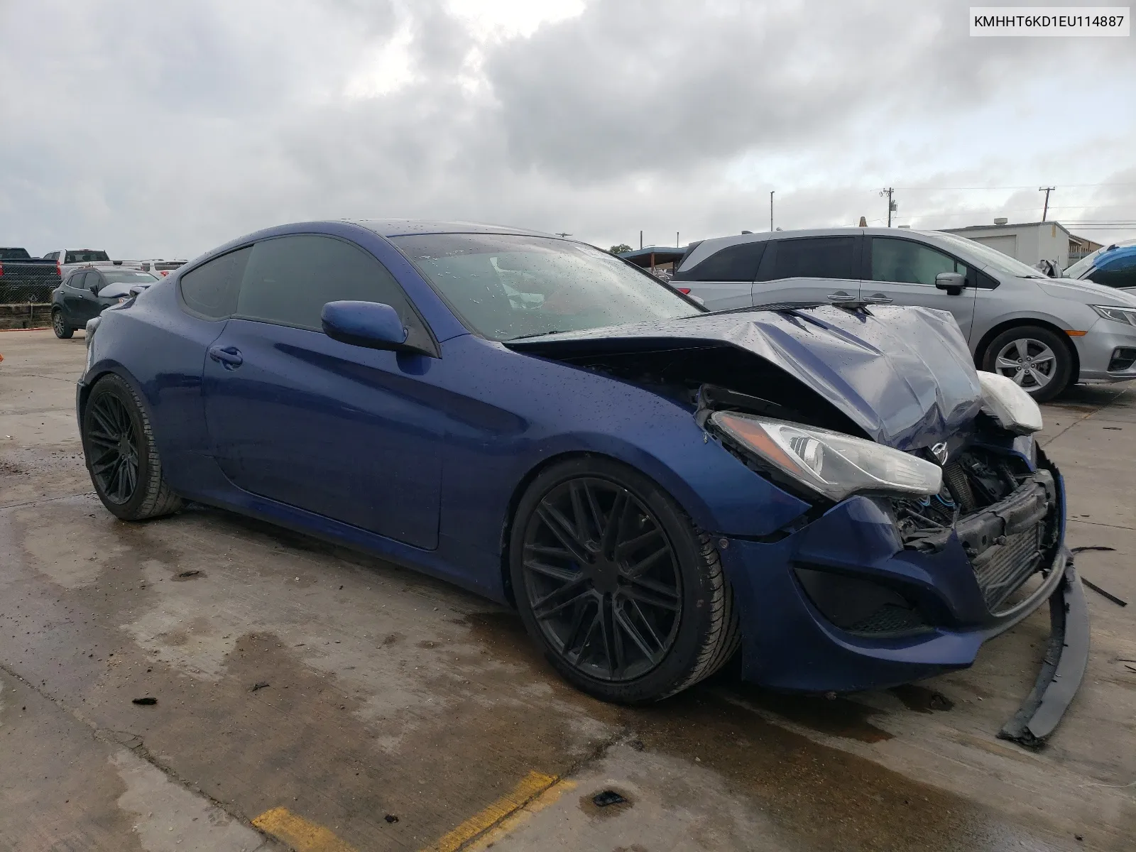 KMHHT6KD1EU114887 2014 Hyundai Genesis Coupe 2.0T