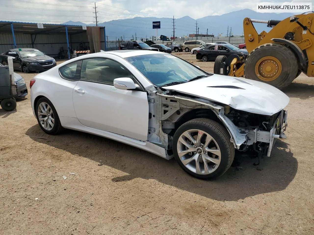 KMHHU6KJ7EU113875 2014 Hyundai Genesis Coupe 3.8L