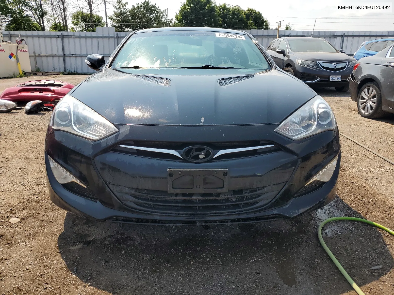 2014 Hyundai Genesis Coupe 2.0T VIN: KMHHT6KD4EU120392 Lot: 65084224