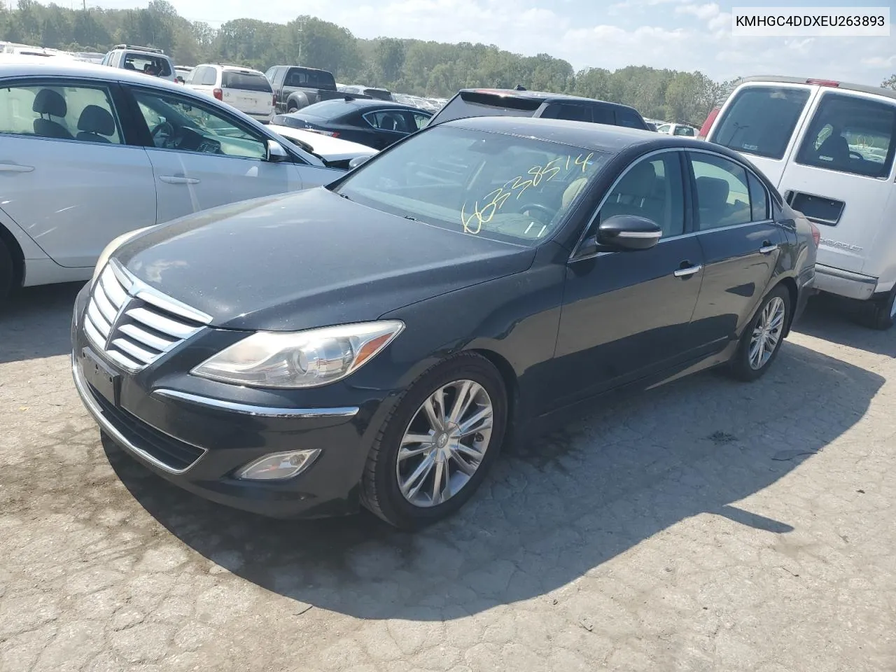 KMHGC4DDXEU263893 2014 Hyundai Genesis 3.8L