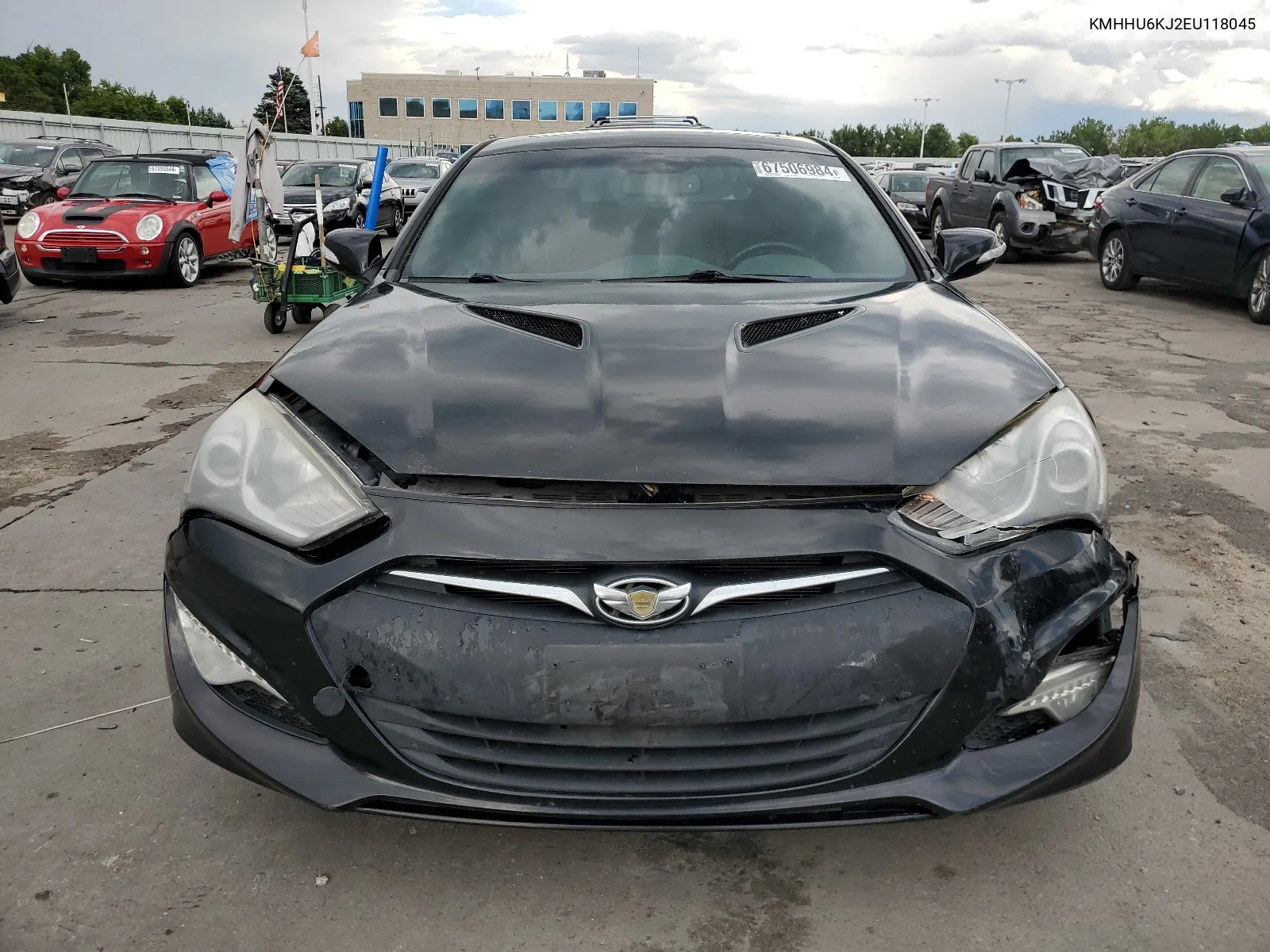 KMHHU6KJ2EU118045 2014 Hyundai Genesis Coupe 3.8L