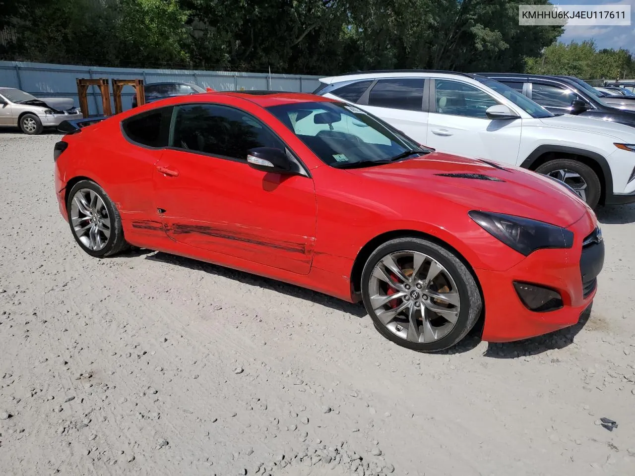 KMHHU6KJ4EU117611 2014 Hyundai Genesis Coupe 3.8L