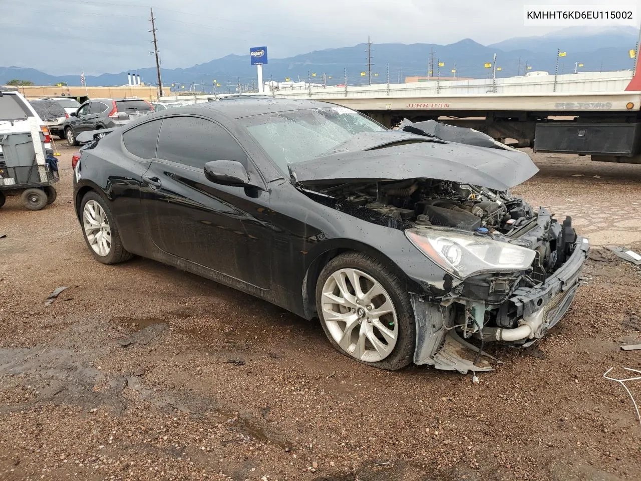 KMHHT6KD6EU115002 2014 Hyundai Genesis Coupe 2.0T