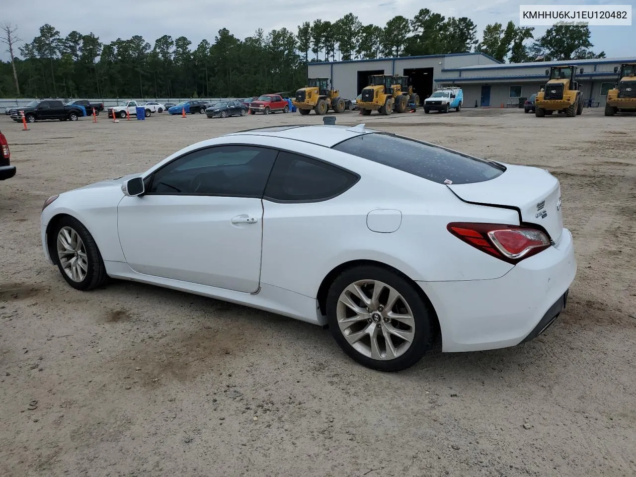 2014 Hyundai Genesis Coupe 3.8L VIN: KMHHU6KJ1EU120482 Lot: 70421204