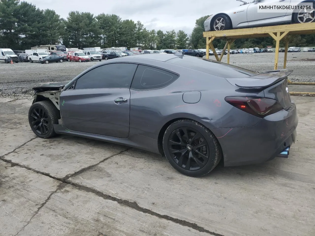 2014 Hyundai Genesis Coupe 2.0T VIN: KMHHT6KD6EU114254 Lot: 73090154