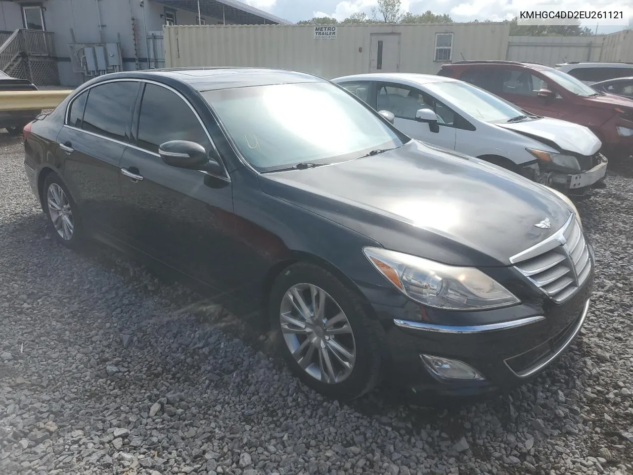 2014 Hyundai Genesis 3.8L VIN: KMHGC4DD2EU261121 Lot: 73545004