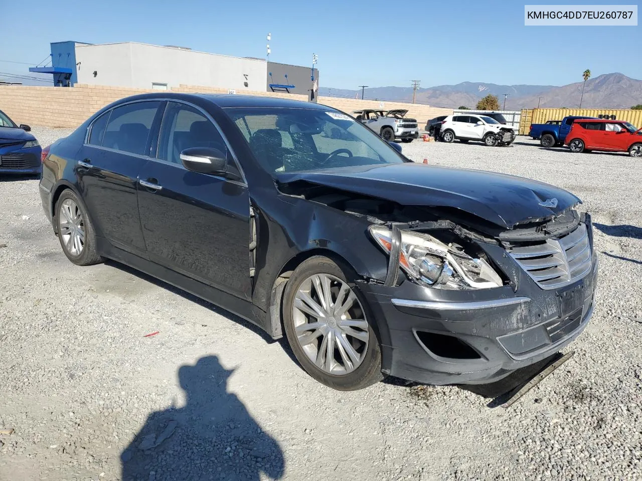 2014 Hyundai Genesis 3.8L VIN: KMHGC4DD7EU260787 Lot: 74827324