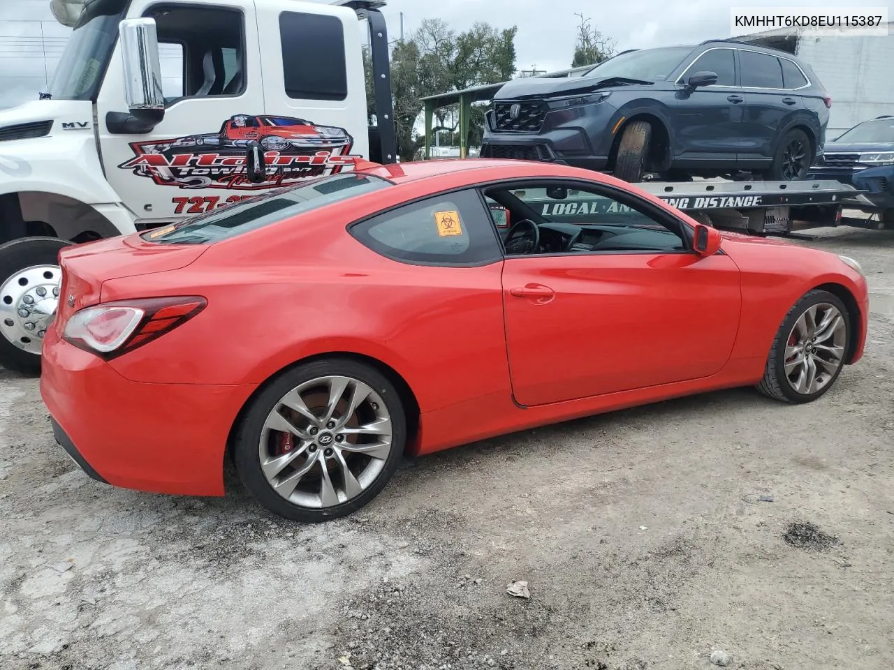 KMHHT6KD8EU115387 2014 Hyundai Genesis Coupe 2.0T