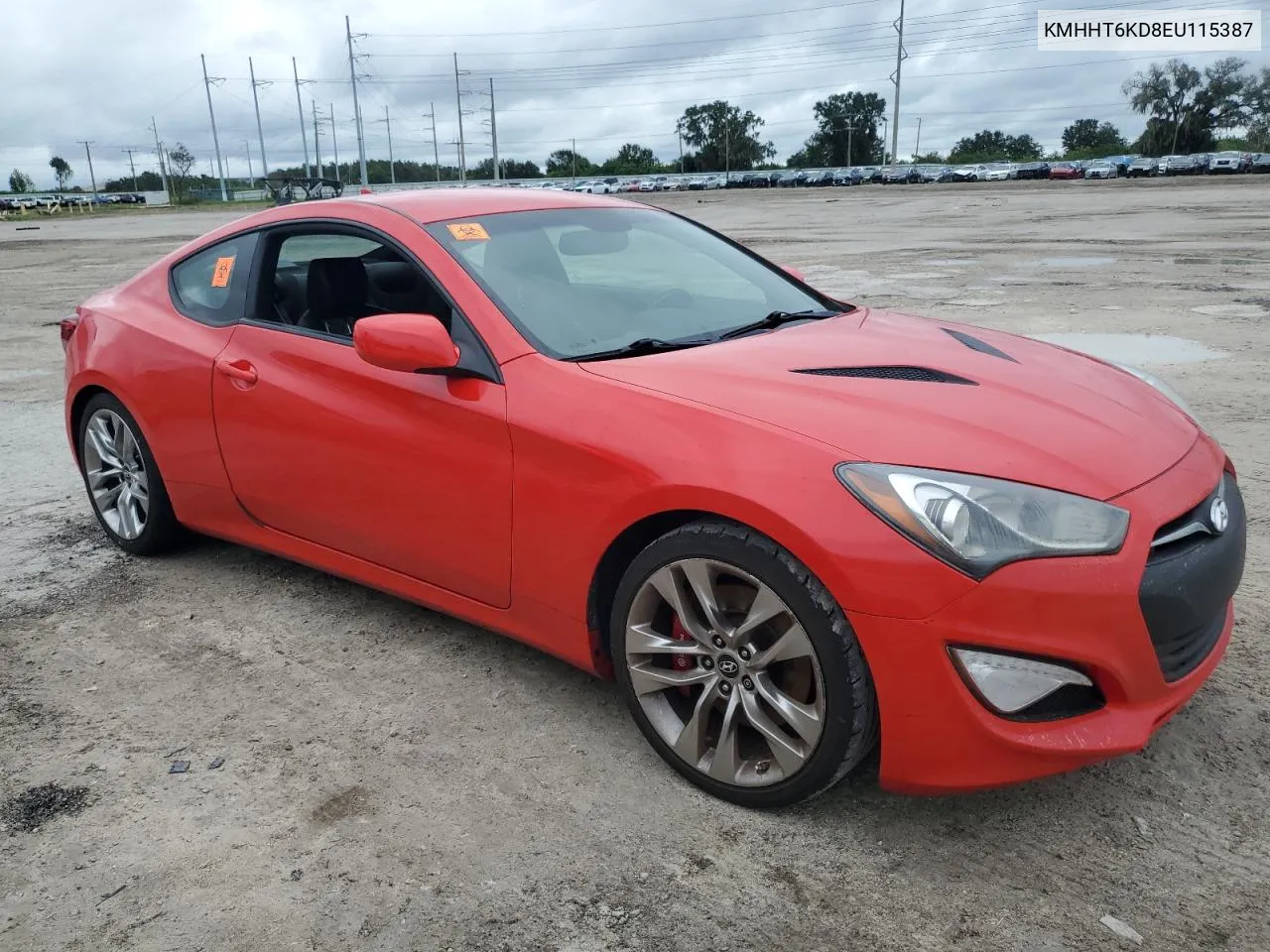 2014 Hyundai Genesis Coupe 2.0T VIN: KMHHT6KD8EU115387 Lot: 75023754