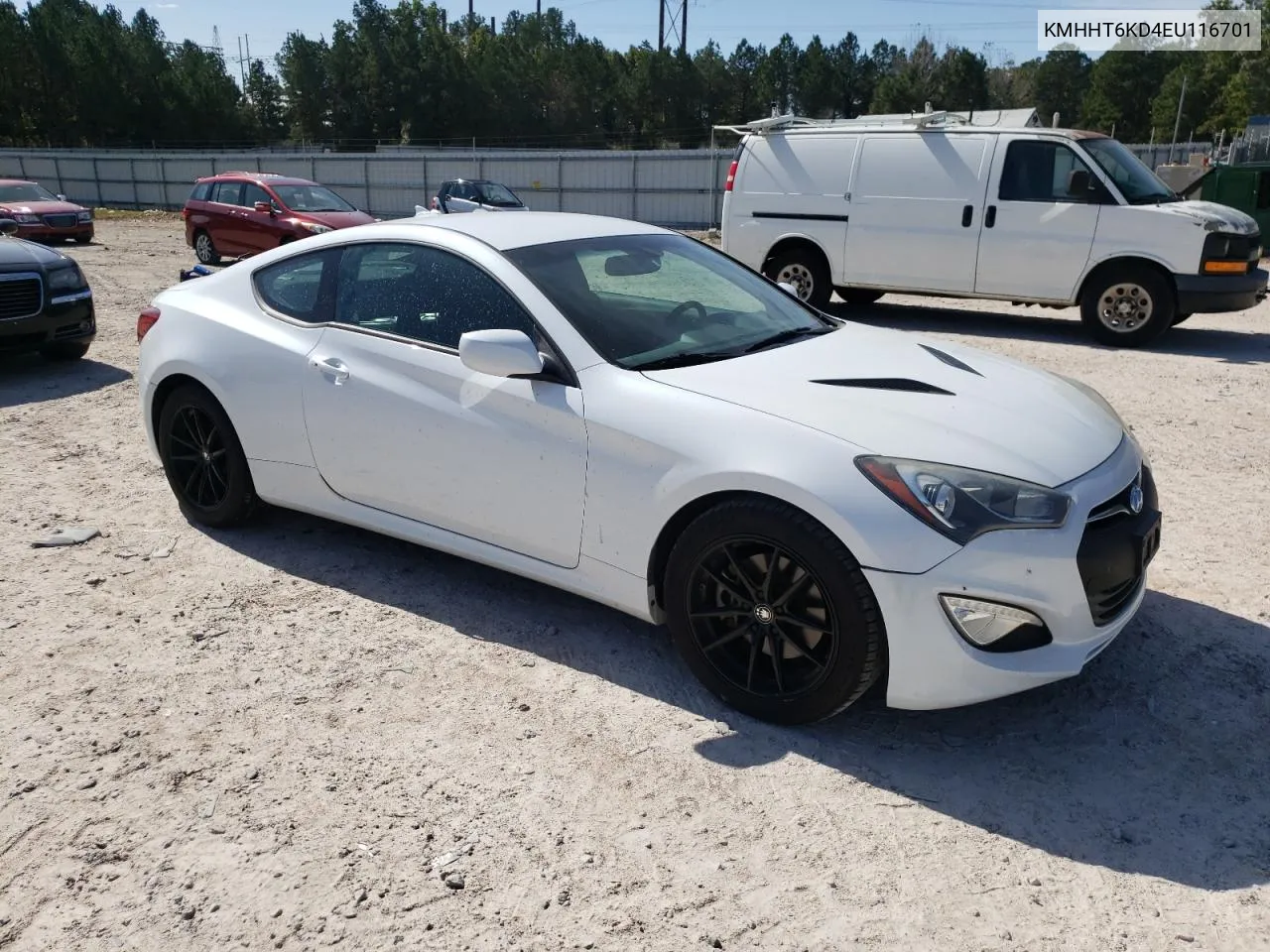 2014 Hyundai Genesis Coupe 2.0T VIN: KMHHT6KD4EU116701 Lot: 75736344