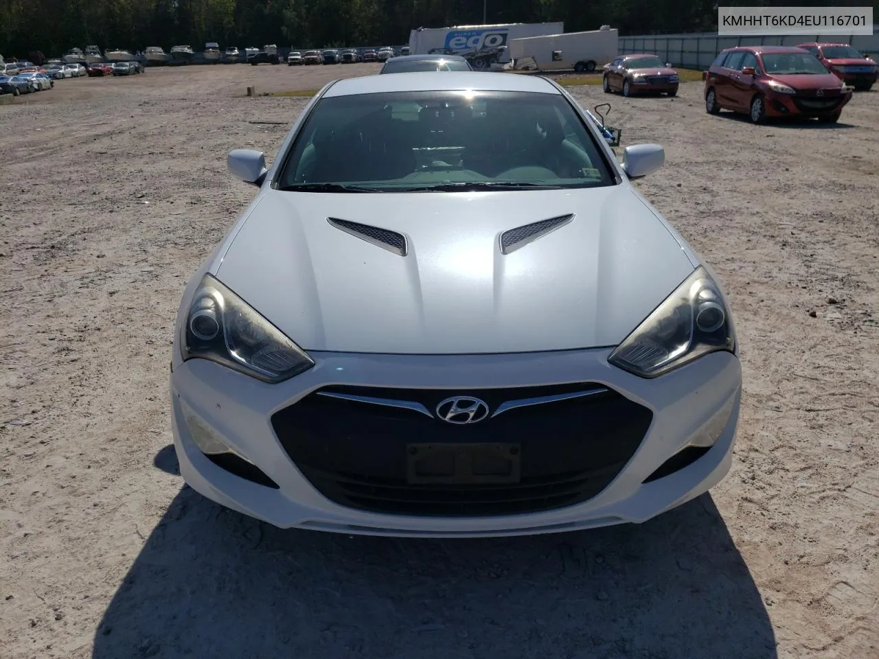 2014 Hyundai Genesis Coupe 2.0T VIN: KMHHT6KD4EU116701 Lot: 75736344