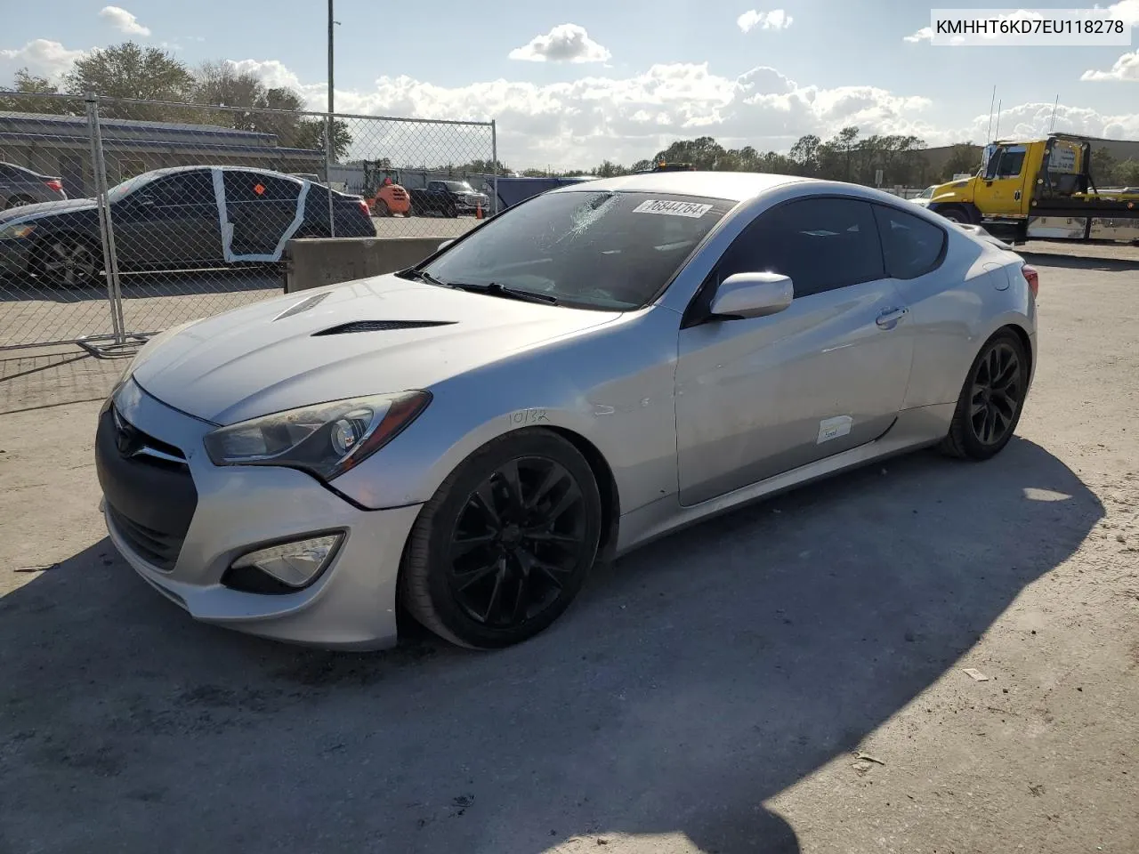 2014 Hyundai Genesis Coupe 2.0T VIN: KMHHT6KD7EU118278 Lot: 76844764