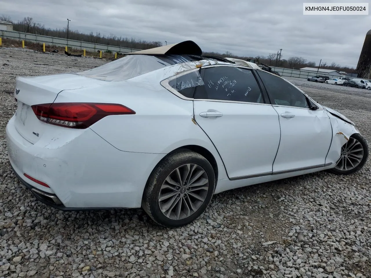 2015 Hyundai Genesis 3.8L VIN: KMHGN4JE0FU050024 Lot: 40389534