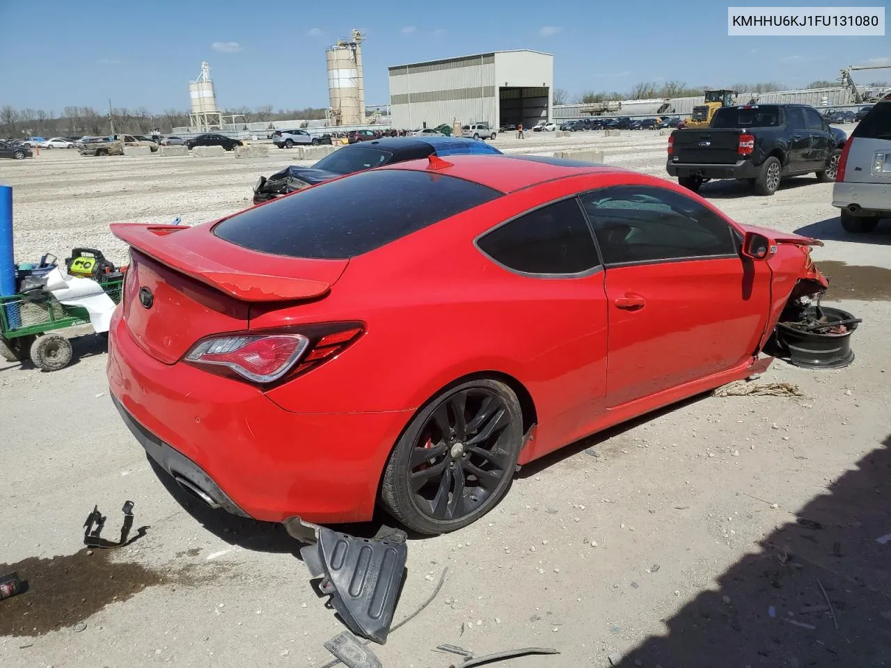 2015 Hyundai Genesis Coupe 3.8L VIN: KMHHU6KJ1FU131080 Lot: 50337234