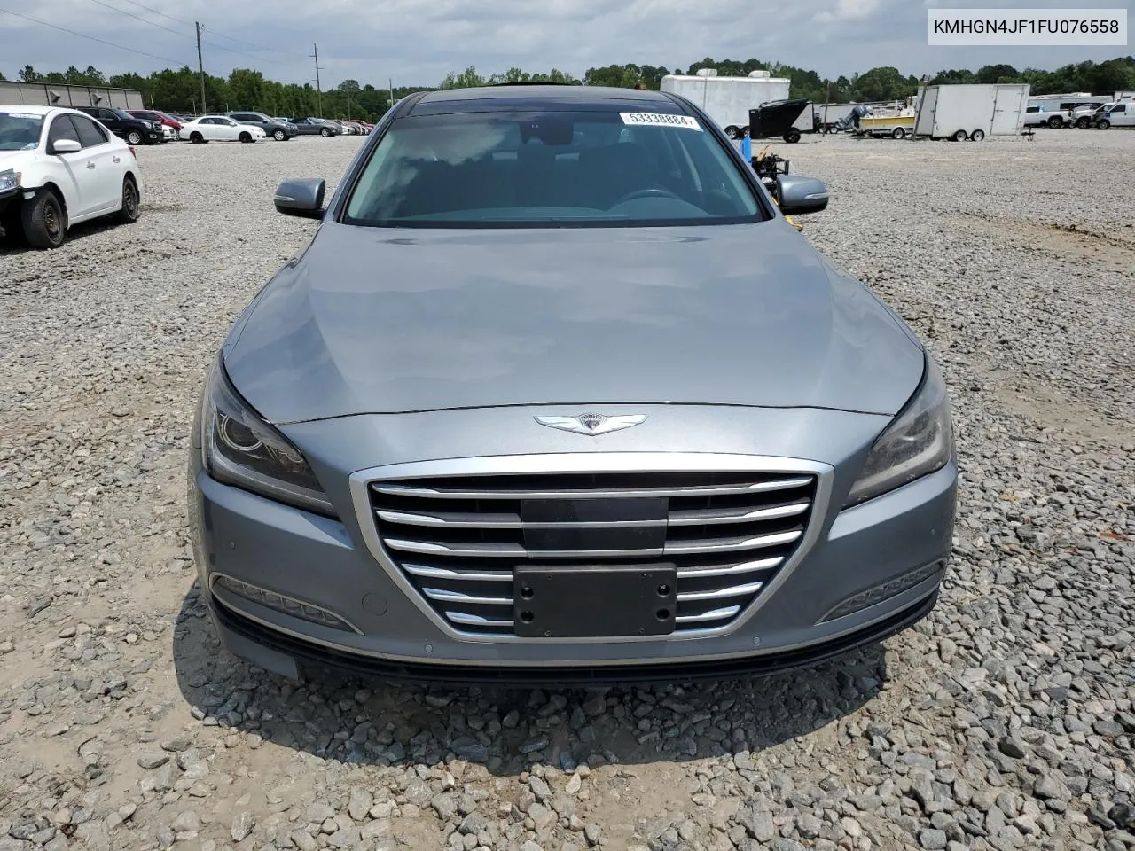 KMHGN4JF1FU076558 2015 Hyundai Genesis 5.0L