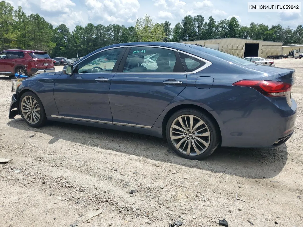 KMHGN4JF1FU059842 2015 Hyundai Genesis 5.0L