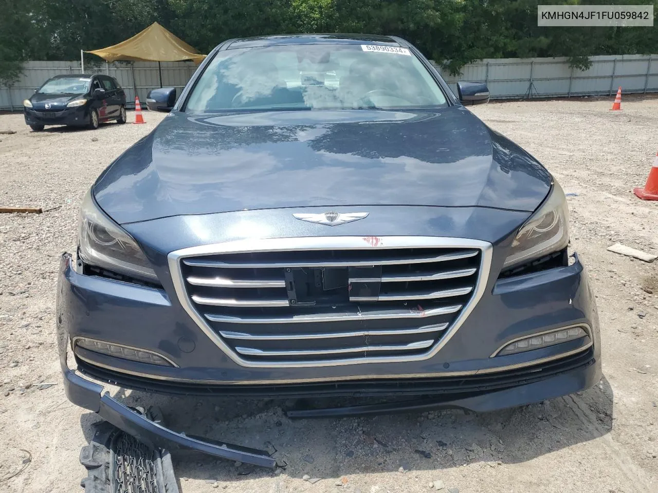 KMHGN4JF1FU059842 2015 Hyundai Genesis 5.0L