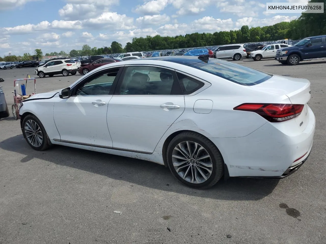 KMHGN4JE1FU076258 2015 Hyundai Genesis 3.8L