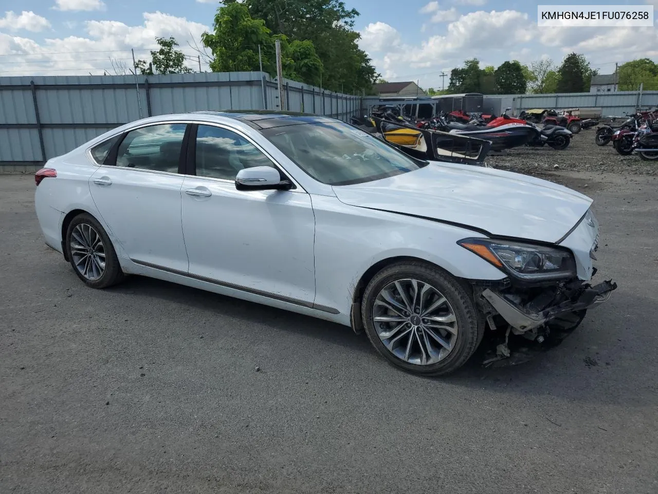 2015 Hyundai Genesis 3.8L VIN: KMHGN4JE1FU076258 Lot: 54669824