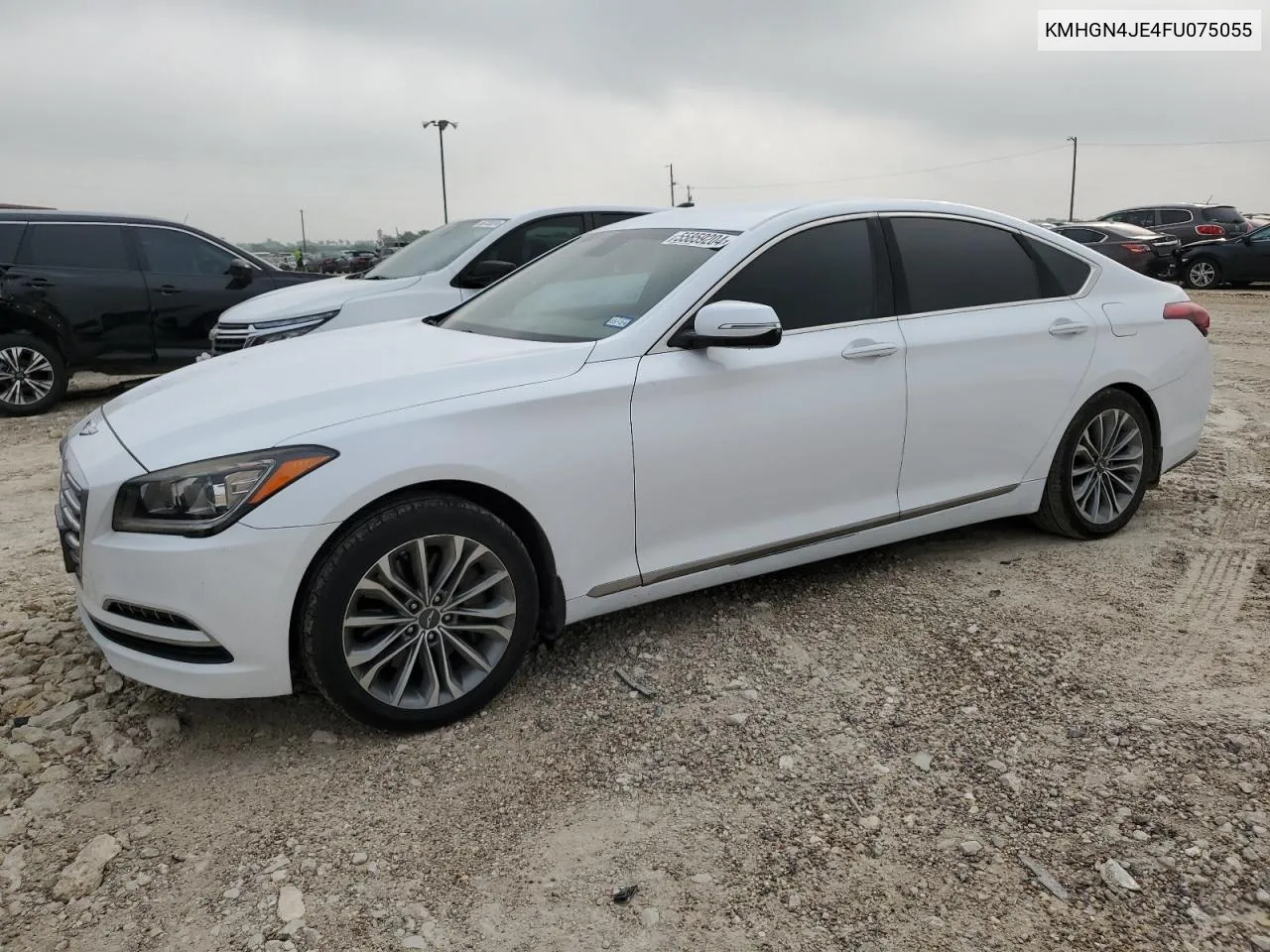 KMHGN4JE4FU075055 2015 Hyundai Genesis 3.8L