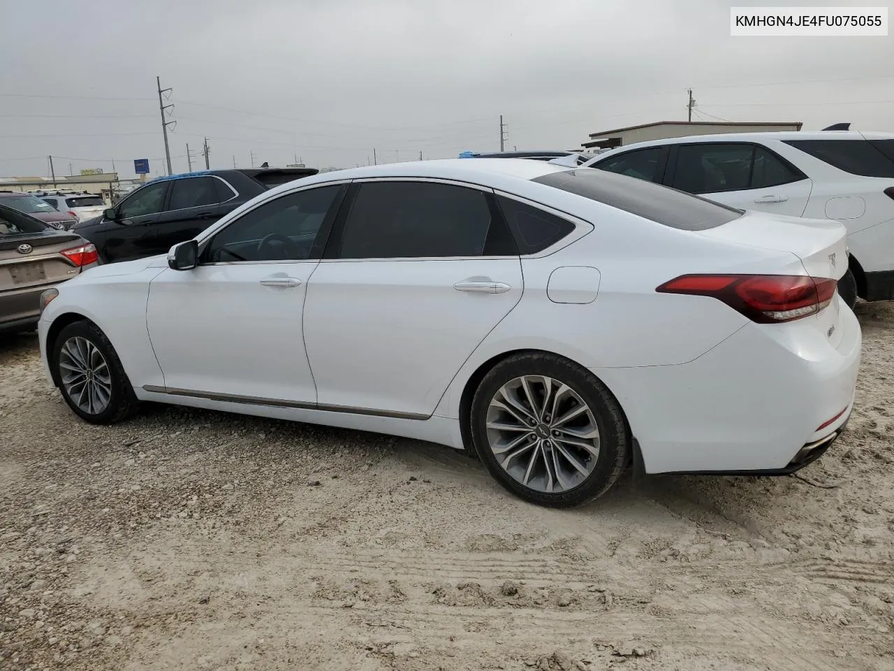 KMHGN4JE4FU075055 2015 Hyundai Genesis 3.8L