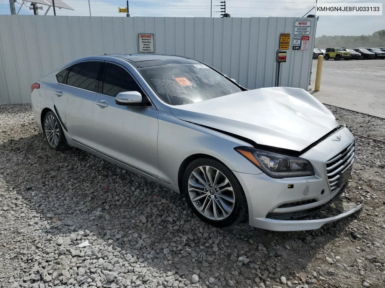 2015 Hyundai Genesis 3.8L VIN: KMHGN4JE8FU033133 Lot: 56025284