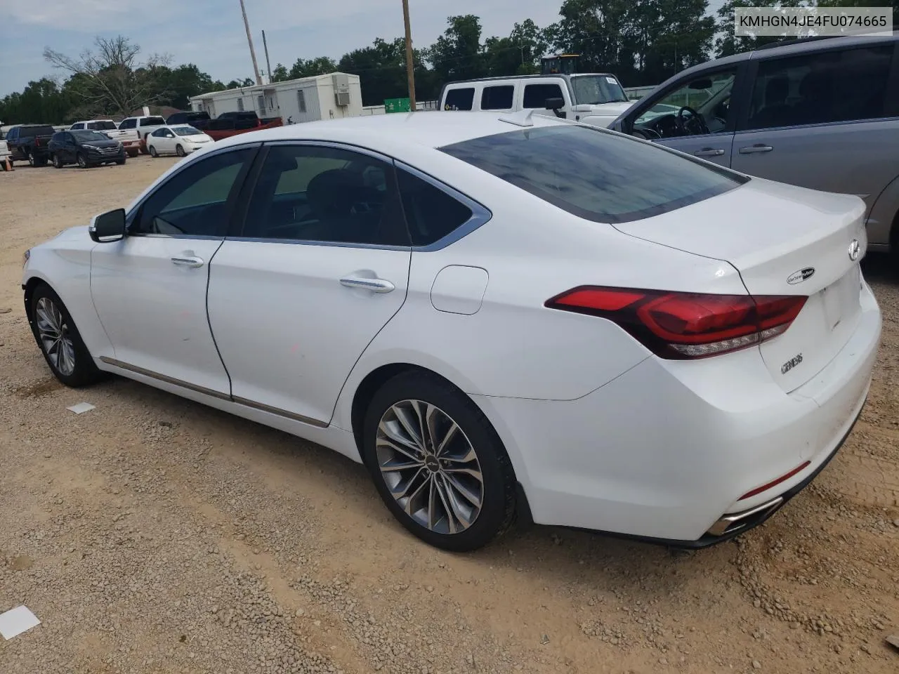 2015 Hyundai Genesis 3.8L VIN: KMHGN4JE4FU074665 Lot: 57383014