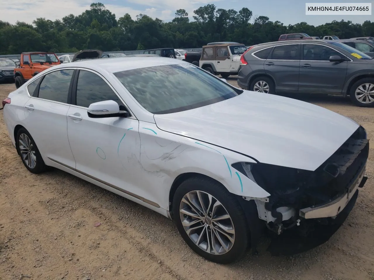 KMHGN4JE4FU074665 2015 Hyundai Genesis 3.8L