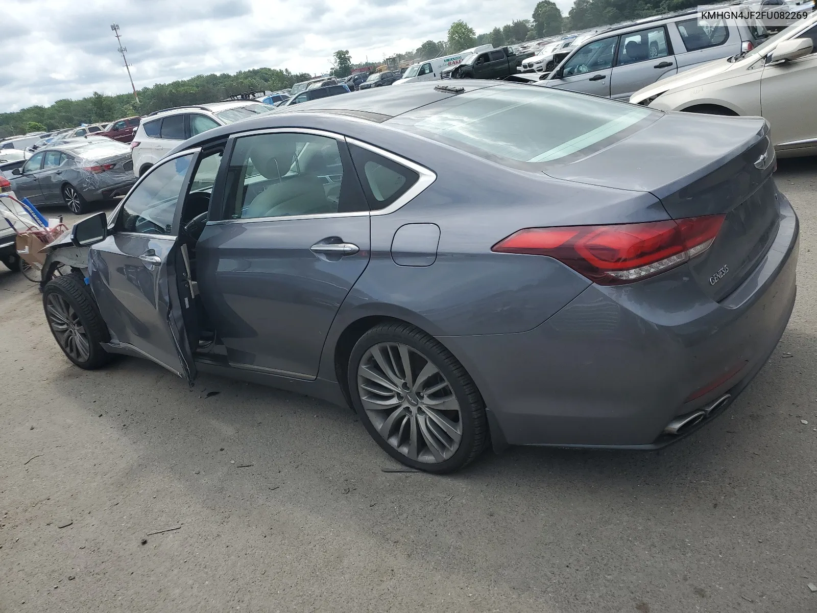 KMHGN4JF2FU082269 2015 Hyundai Genesis 5.0L