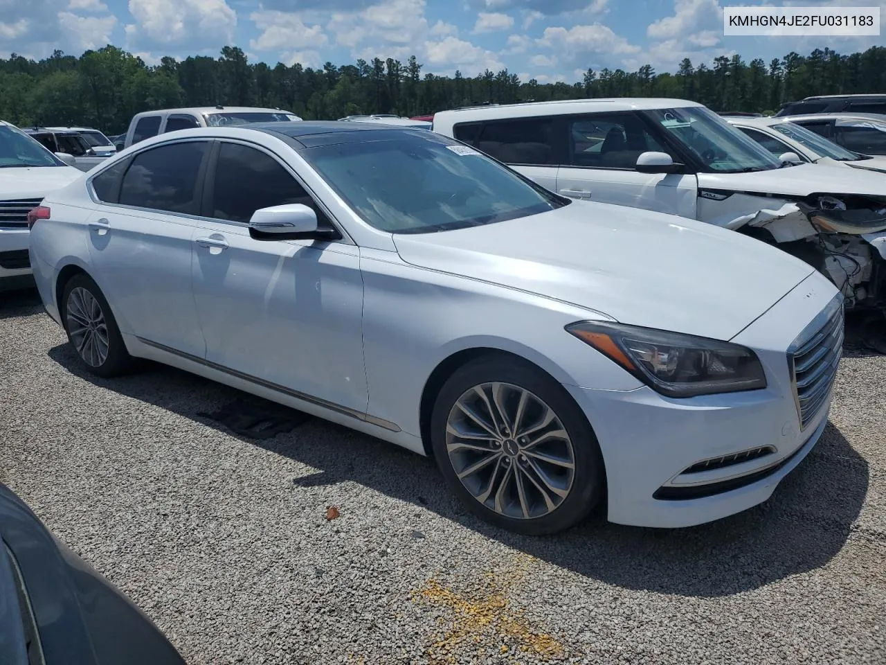 2015 Hyundai Genesis 3.8L VIN: KMHGN4JE2FU031183 Lot: 58452974