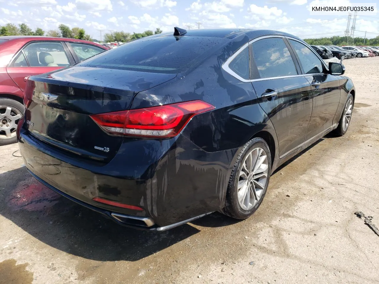 KMHGN4JE0FU035345 2015 Hyundai Genesis 3.8L