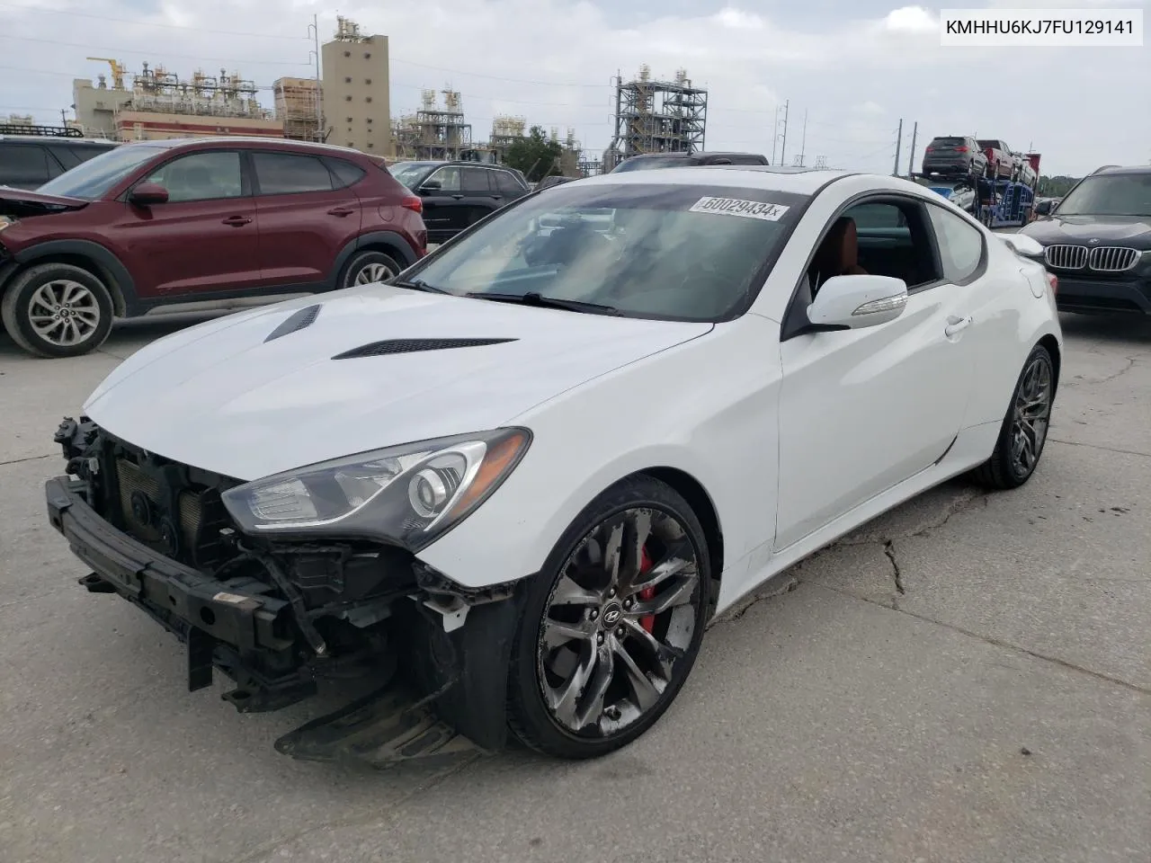 KMHHU6KJ7FU129141 2015 Hyundai Genesis Coupe 3.8L