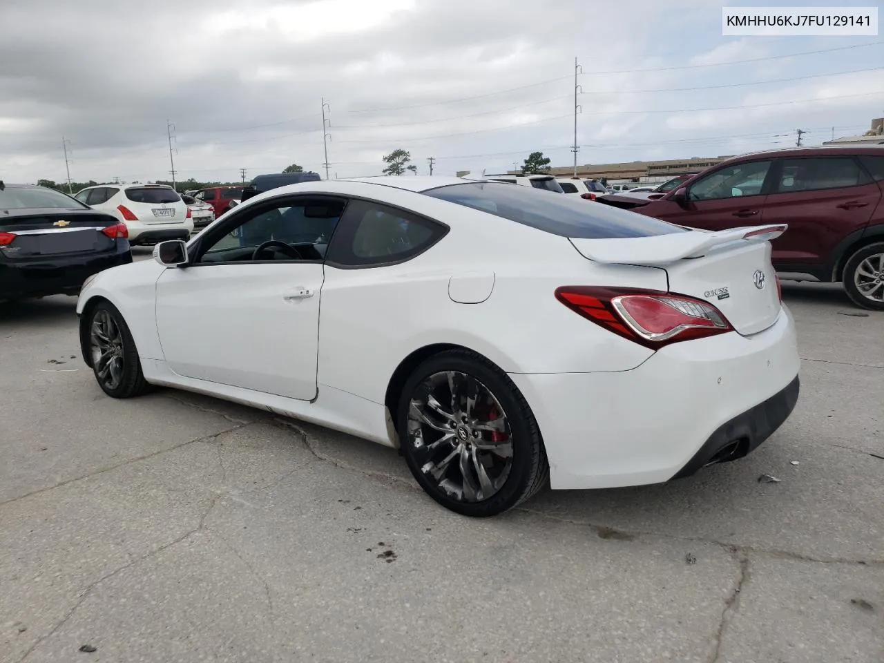 2015 Hyundai Genesis Coupe 3.8L VIN: KMHHU6KJ7FU129141 Lot: 60029434