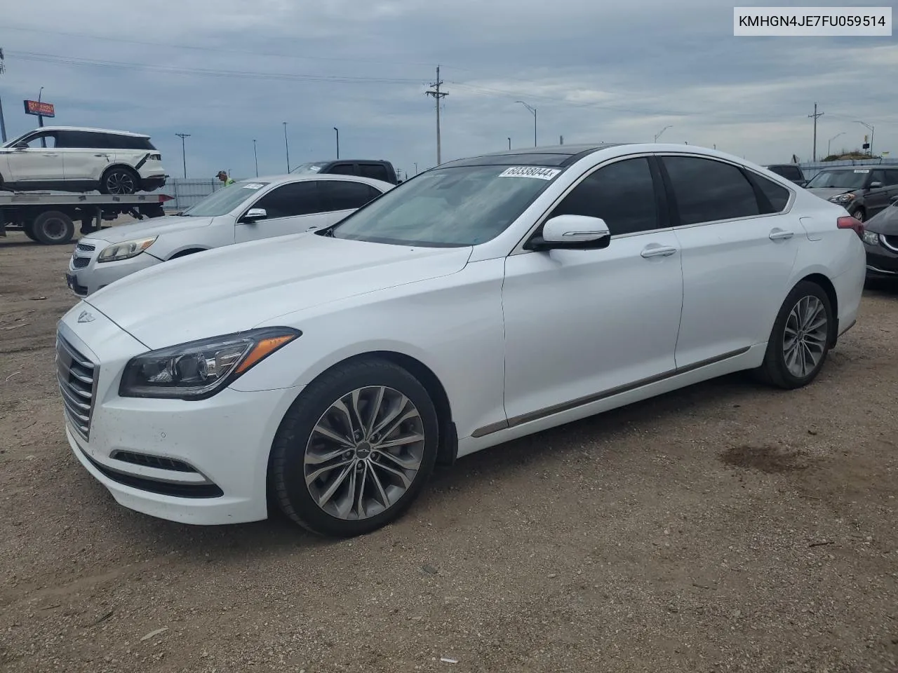 2015 Hyundai Genesis 3.8L VIN: KMHGN4JE7FU059514 Lot: 60338044