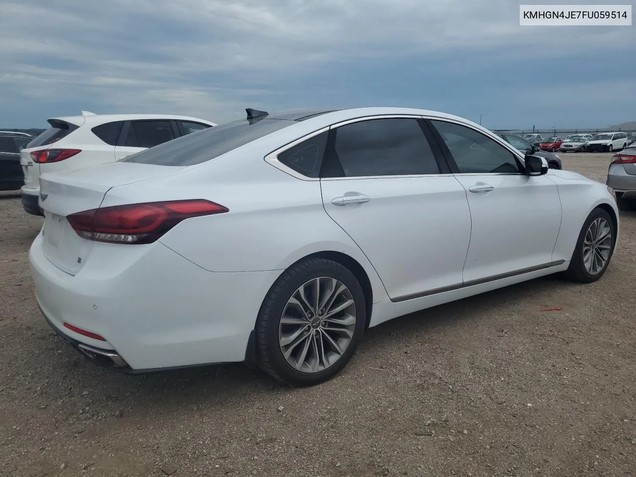 KMHGN4JE7FU059514 2015 Hyundai Genesis 3.8L