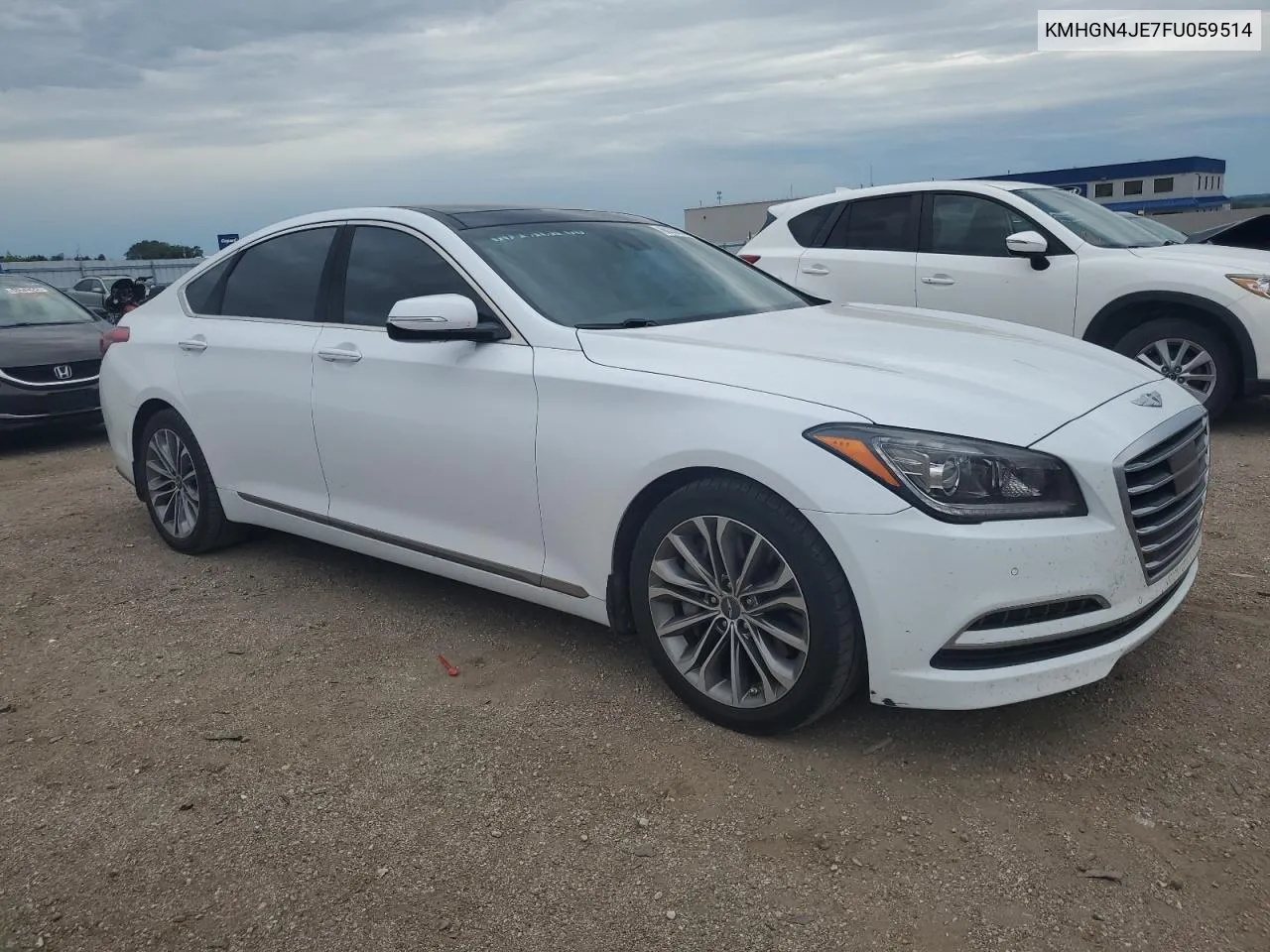 KMHGN4JE7FU059514 2015 Hyundai Genesis 3.8L