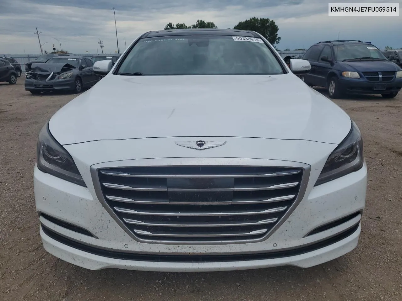 2015 Hyundai Genesis 3.8L VIN: KMHGN4JE7FU059514 Lot: 60338044