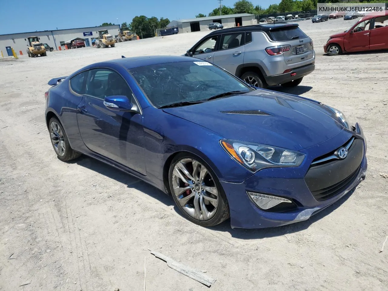 2015 Hyundai Genesis Coupe 3.8L VIN: KMHHU6KJ6FU122486 Lot: 60450764