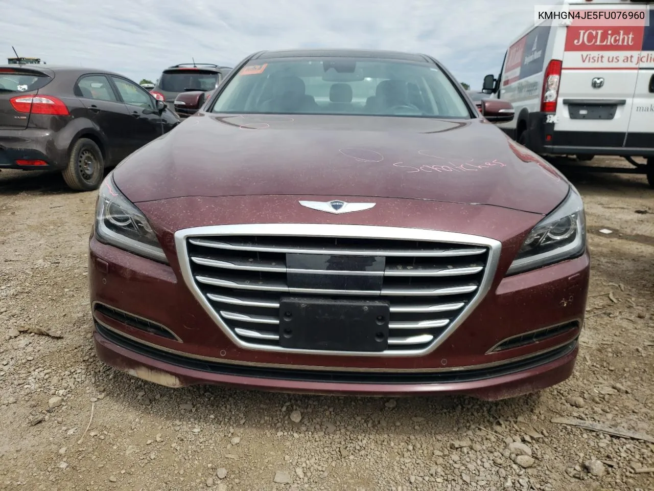 KMHGN4JE5FU076960 2015 Hyundai Genesis 3.8L