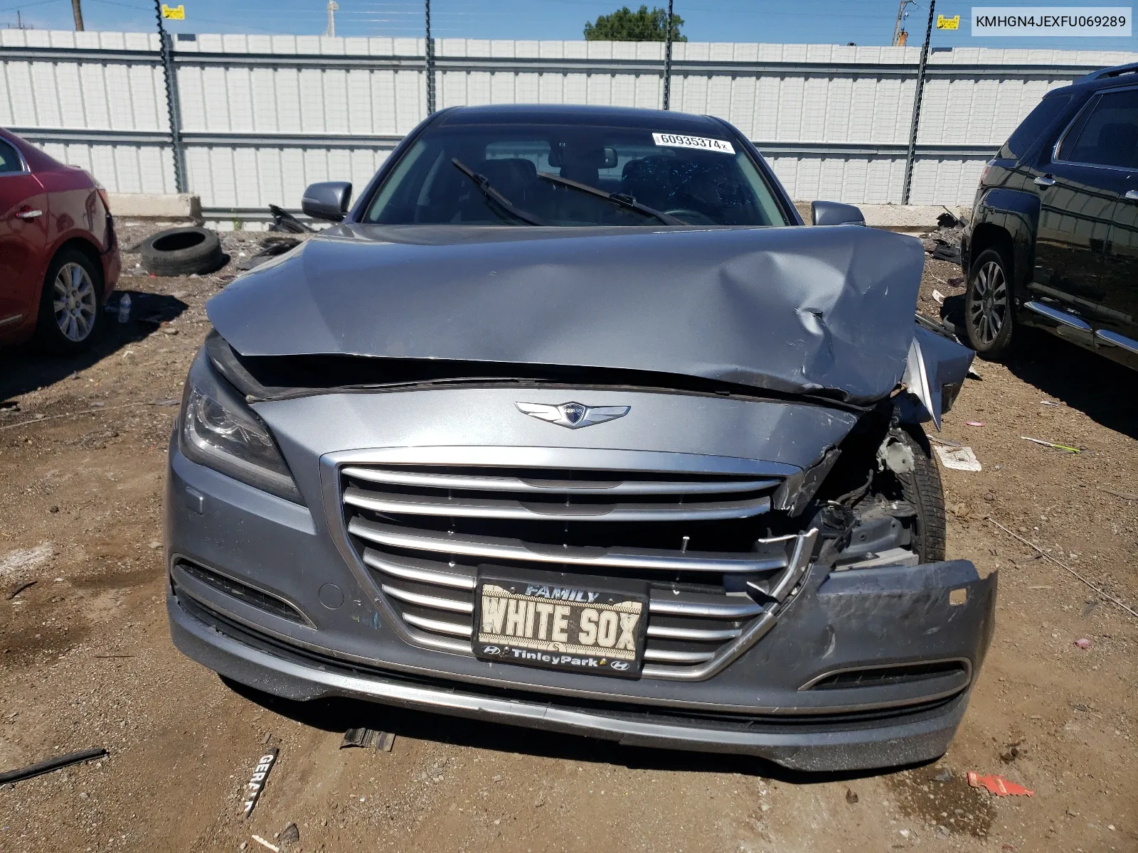 2015 Hyundai Genesis 3.8L VIN: KMHGN4JEXFU069289 Lot: 60935374