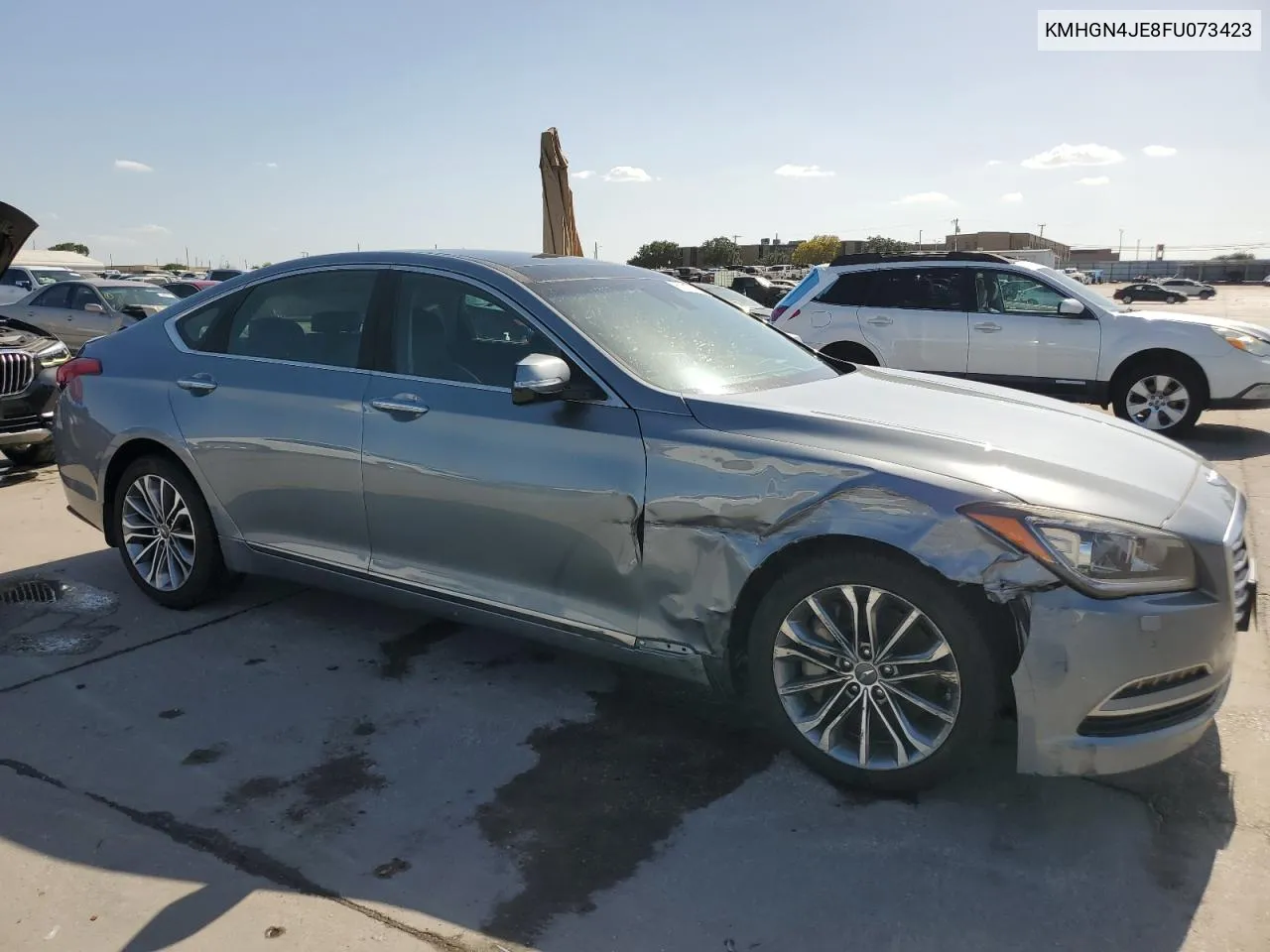 2015 Hyundai Genesis 3.8L VIN: KMHGN4JE8FU073423 Lot: 61211474