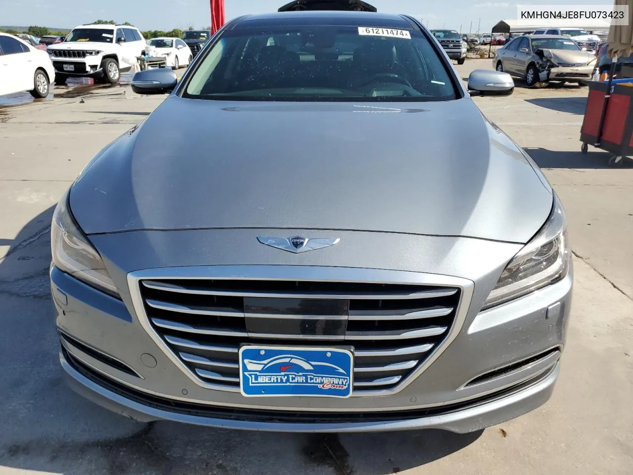 2015 Hyundai Genesis 3.8L VIN: KMHGN4JE8FU073423 Lot: 61211474