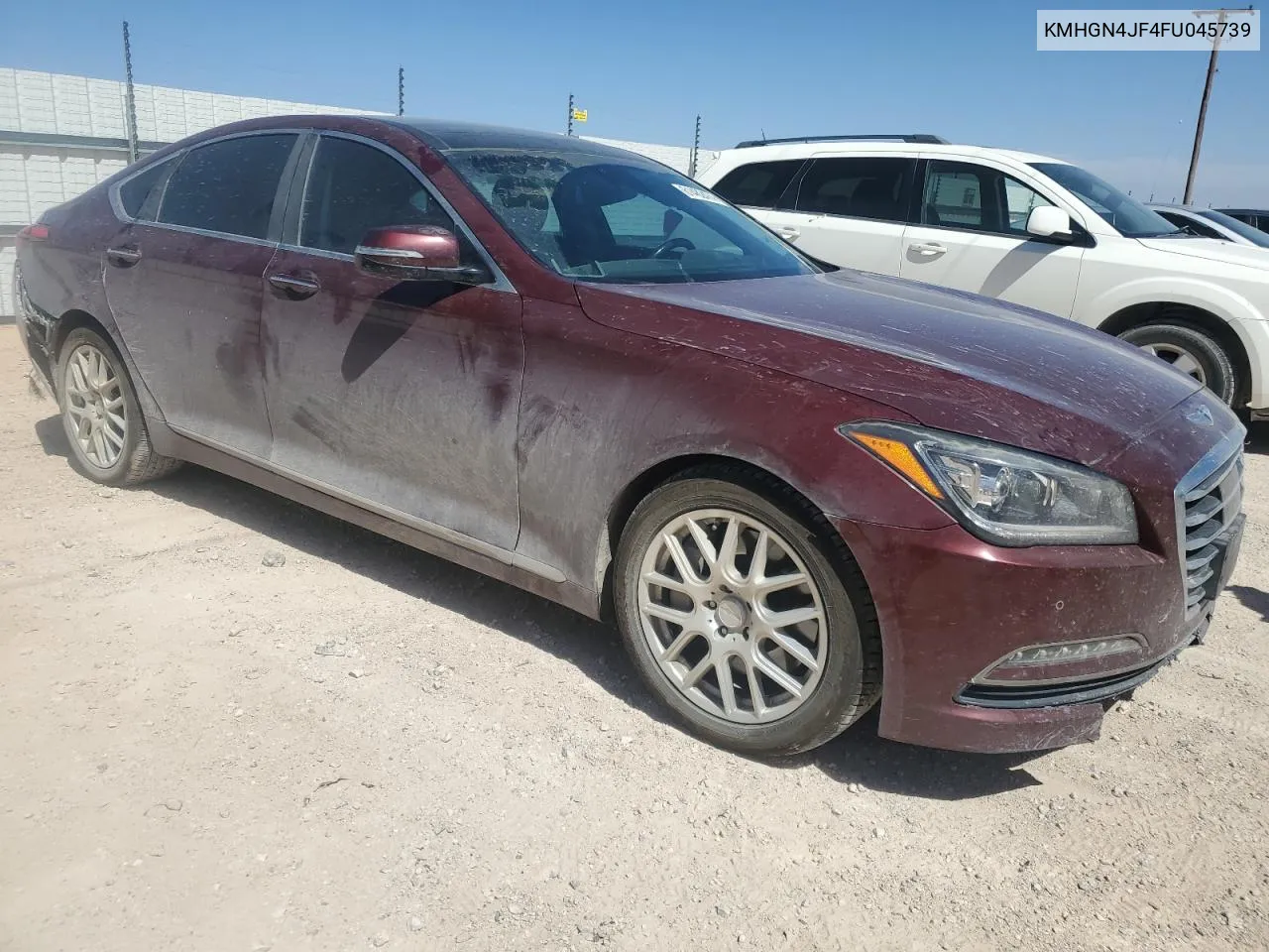 2015 Hyundai Genesis 5.0L VIN: KMHGN4JF4FU045739 Lot: 61482474