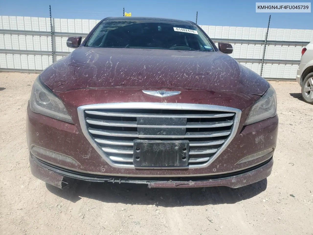 KMHGN4JF4FU045739 2015 Hyundai Genesis 5.0L