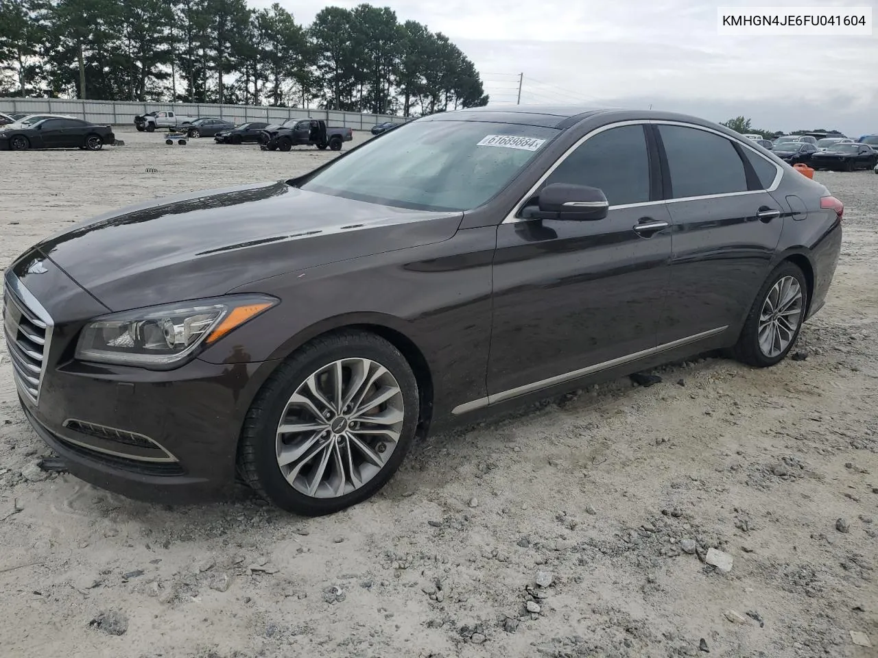 2015 Hyundai Genesis 3.8L VIN: KMHGN4JE6FU041604 Lot: 61689884