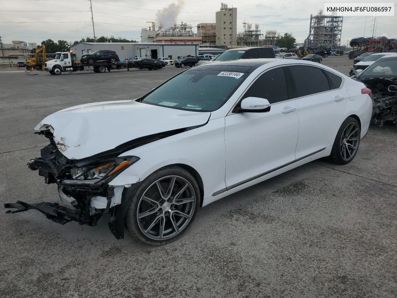 KMHGN4JF6FU086597 2015 Hyundai Genesis 5.0L