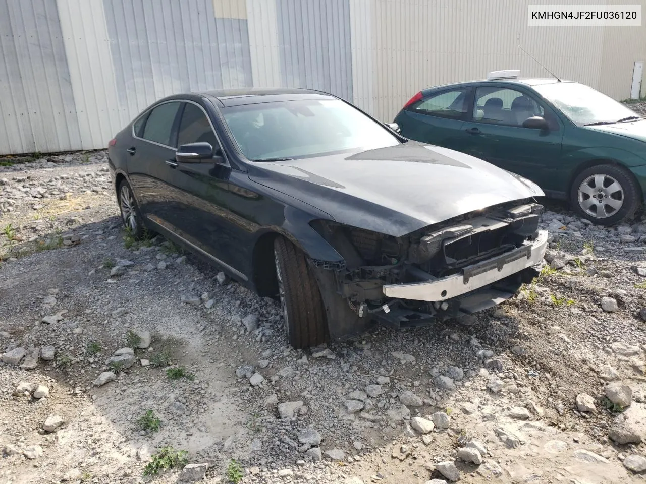 KMHGN4JF2FU036120 2015 Hyundai Genesis 5.0L